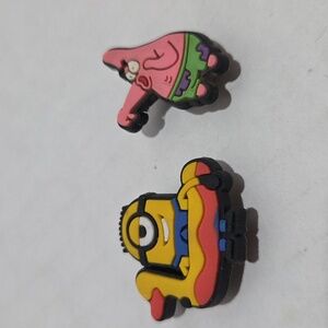 Minion and Patrick Shoe charms